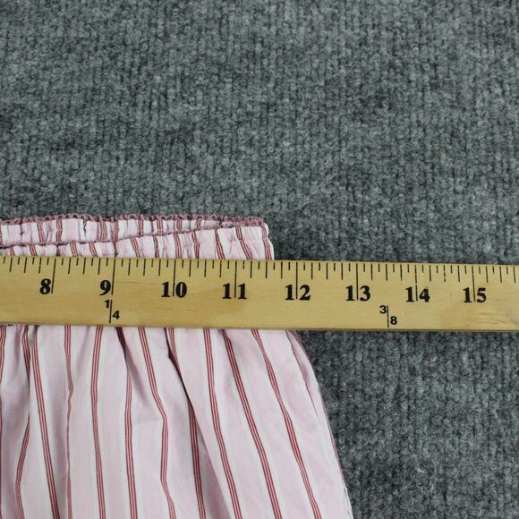 Parke Pants Women Extra Small Boxer Wide Leg Stripe Pink Pajama Minimalist Comfy - Picture 6 of 14